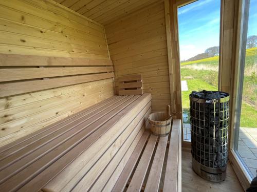 sauna, Ostseehaus Boje in Krummin