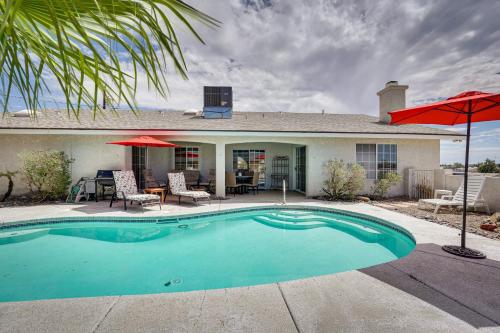 Views and Fenced Yard Lake Havasu City Home!