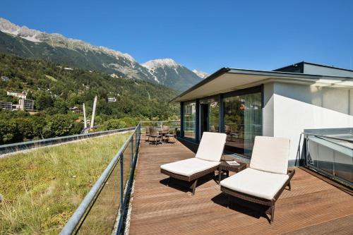 Balkon/Terrasse, Austria Trend Hotel Congress Innsbruck in Innsbruck