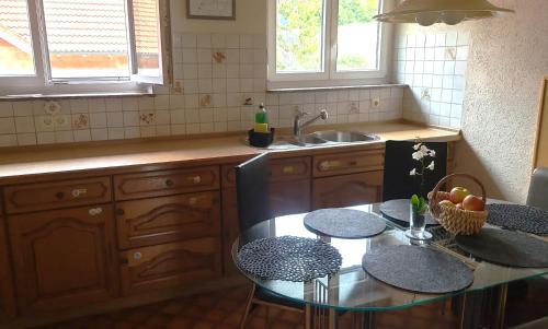 virtuve, Ferienwohnung Hobbyhof Deggenhausertal in Deggenhausertal
