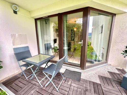 Joli studio cosy, vue magnifique et terrasse privée - Location saisonnière - Gérardmer