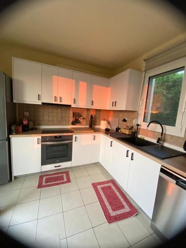Kitchen, Sissi - Villa Eleftheria in Vrachasi