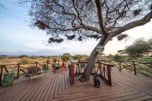 Kilátás, Sentrim Amboseli Lodge in Amboseli Nemzeti Park