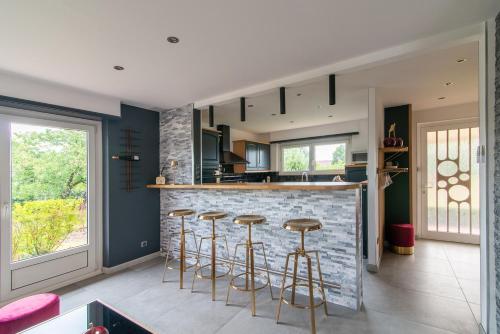 virtuve, Gîte au coeur de l'Alsace Maison Gatsby (Gite au coeur de l'Alsace Maison Gatsby) in Staffelfelden