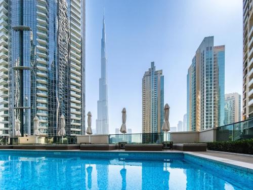 Bright new apartment near Burj Khalifa, Dubaj (fotografie 9)