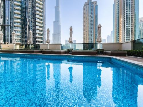 Bright new apartment near Burj Khalifa, Dubaj (fotografie 10)