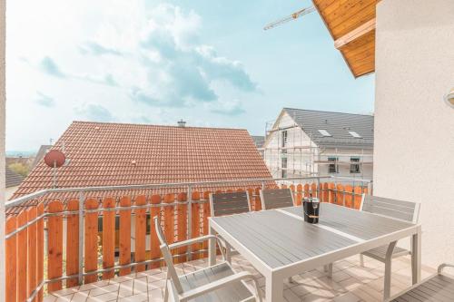 陽台/露台, G03 große 8er Maisonette Wohnung - ideal für Teams und Monteure - Self Check-In (G03 große 8er Maisonette Wohnung - ideal fur Teams und Monteure - Self Check-In) in 蓋伊費爾登