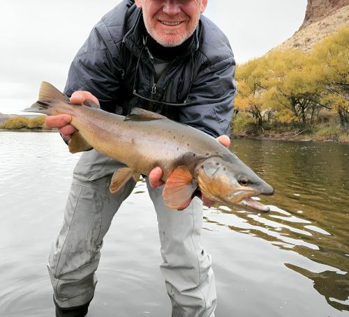 Fly Fishing Cabin, River Coast.