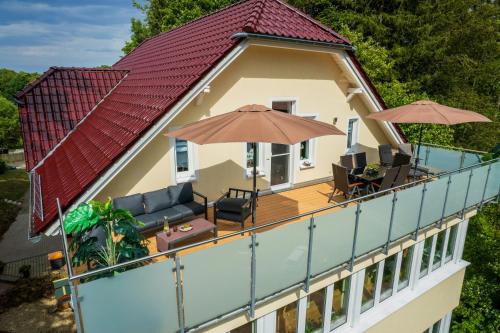 Balkons/terase, Traumferienwohnungen Georgenthal in Georgenthal (Thuringia)