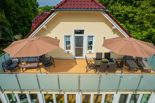Balkons/terase, Traumferienwohnungen Georgenthal in Georgenthal (Thuringia)