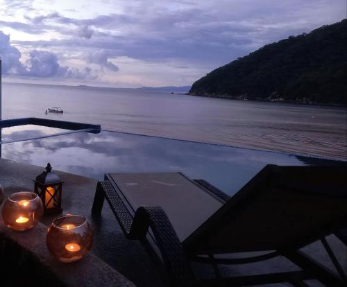 Svømmebasseng, Villas Santa Cecilia Villa Velyn en Yelapa in Yelapa