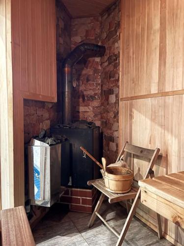 Sauna, Villa By the Creek in Zlutice