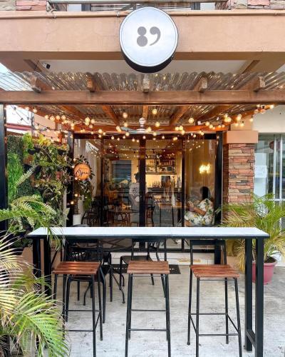 Restaurant, Balayong Pension near Plaza Cuartel