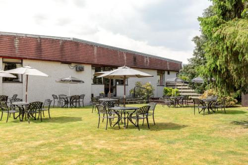 Jardín, Highlander Hotel in Newtonmore