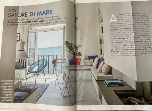  Unique beachfront home featured on style magazine in Monte Argentario