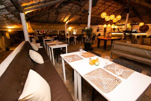 Étterem, Amagali Pousada in Galinhos