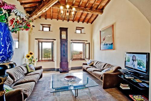Közös társalgó / TV, Agriturismo Terra Di Michelangelo in Caprese Michelangelo
