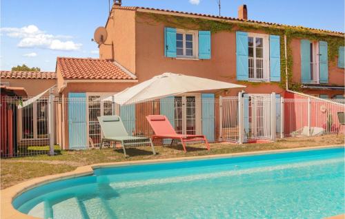 Awesome Home In Gignac-la-nerthe With Outdoor Swimming Pool And 5 Bedrooms
