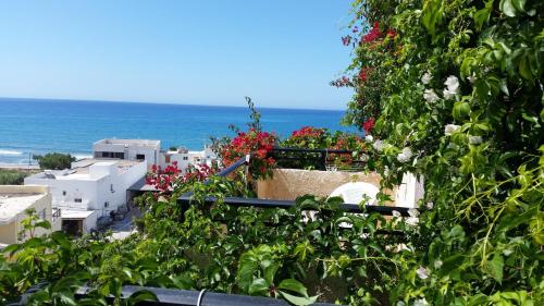 Balcony/terrace, Niki Apartments in Makris Gialos