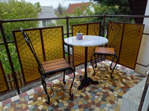 Balkons/terase, Szilva Apartman in Fertőhomok