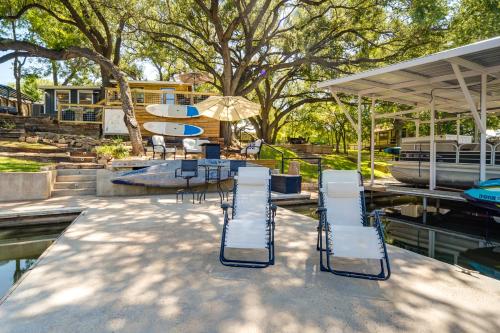 Waterfront Lake LBJ Cabin with Private Dock! in Burnet, USA