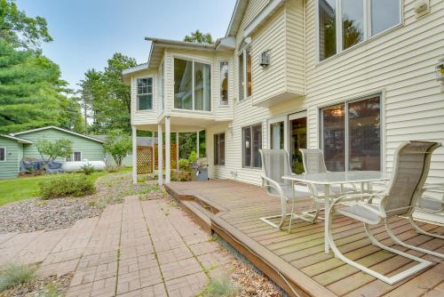 Spacious Lakefront New Auburn Home with Sunroom