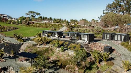 Viesnīcas āriene, Aotearoa Surf Eco Pods in Mangavai