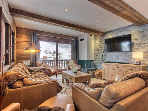 Chalet renove au pied des pistes avec balcon et cheminee - FR-1-455-231 in La Plagne