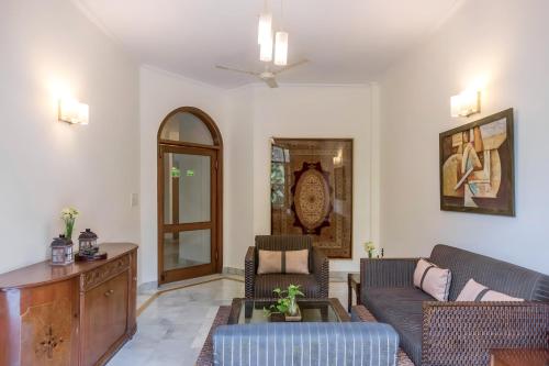 Woodpecker Apartment Hauz Khas 3 Room BnB - 공용 라운지/TV 시청 구역