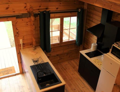 廚房, Chalet Estive in 卡斯塔尼亞克