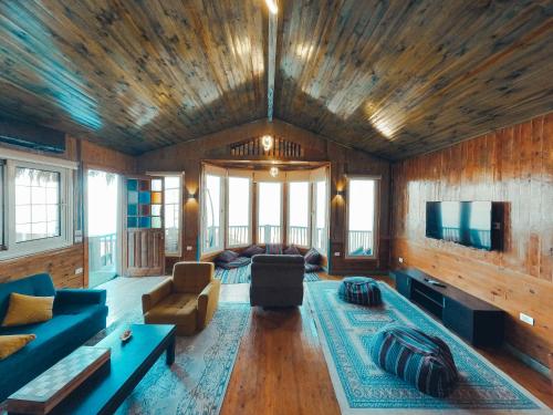 共用Lounge/電視區, New Moon Island Camp in 紐維巴水濱