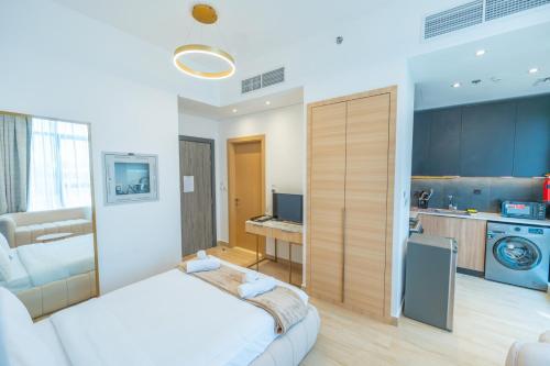 Cozy Circle !Enjoyable Yet Affordable Studio Apartment!, Dubaj (fotografie 10)
