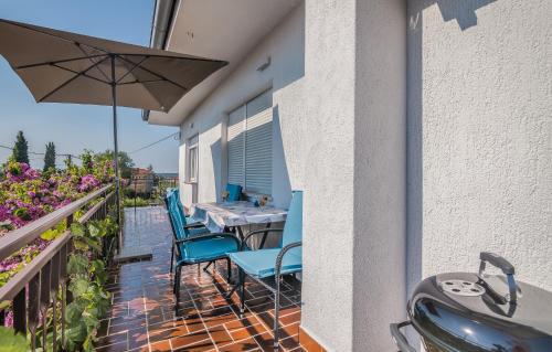 Terraza/balcón, Apartment Štefa (Apartment Stefa) in Krk Island