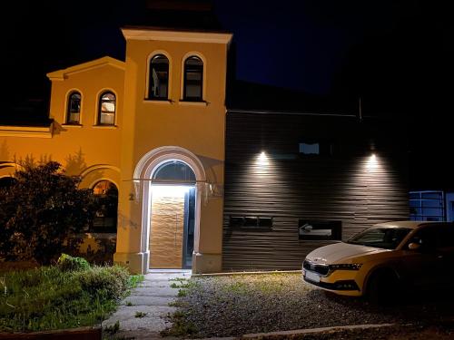 A szálláshely kívülről, 5 Sterne Ferienwohnung Schlossplatz - Sachsen Vogtland Erzgebirge 6 Personen 3 SZ Sauna Kamin in Auerbach