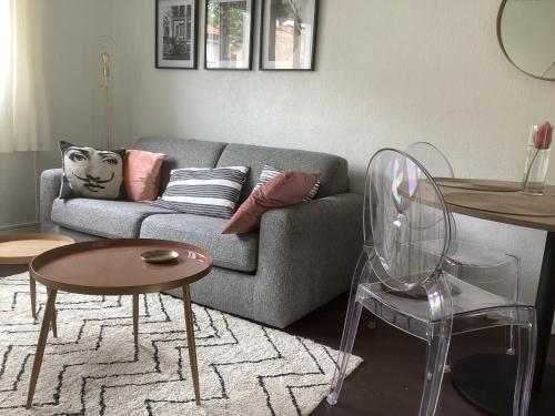 50 m2 T2 au calme, lumineux, confortable, cosy, climatisé, privatif avec parking gratuit et terrasse, Tuluza (zdjęcie 8)