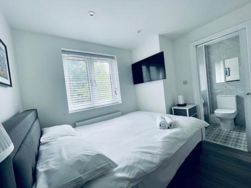 Riverside Premium En suite Double Room E14 chambre d'hôte Four Seasons Canary Wharf