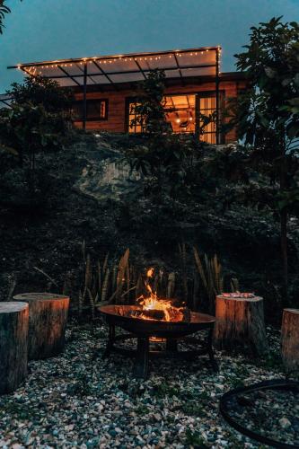 Krogs/atpūtas telpa, Jardín Satori Glamping (Jardin Satori Glamping) in Piedecuesta