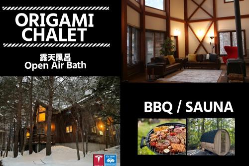 Origami Chalet With open Air bath