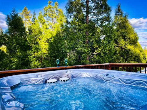 . Honeybee Hive HOT TUB BBQ 8 minutes to Bass Lake Sleeps up to 6