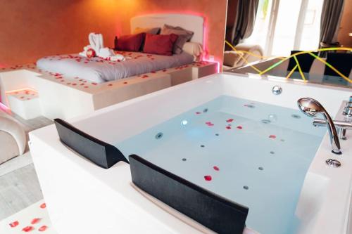 Love room jacuzzi proche Disneyland - Location saisonnière - Montry