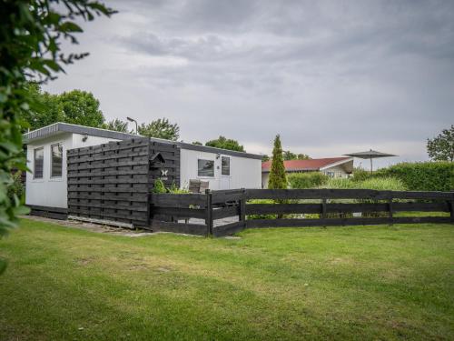 Modern chalet on the Wadden Sea, near the beach