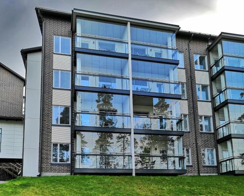 Vista exterior, Laatuhuoneisto Saimaa näkymällä- Luxury apartment by lake Saimaa (Laatuhuoneisto Saimaa nakymalla- Luxury apartment by lake Saimaa) in Imatra