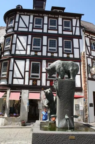 Am Bärenbrunnen in Bernkastel-Kues, Deutschland