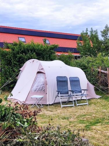 Tent spot at mini-camping Het Bergje