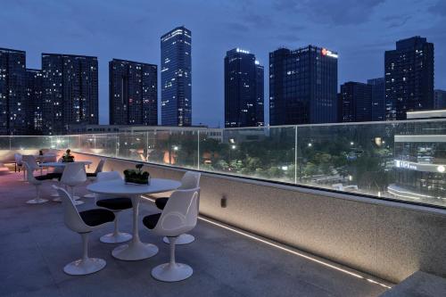 Balkon/terasa, Pagoda Hotel Hangzhou Binjiang in okrožje Bin Jiang