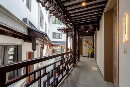 Rõdu/terrass, Zunjing Boutique Hotel Nanjing Confucius  Temple near Water tours City Shopping Center