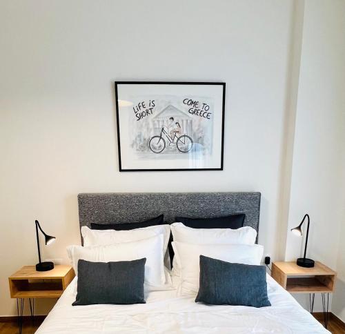 KK Athens Fine Stay -Neos Kosmos-Modern Apartments Opposite Metro with Rooftop Lounge & Acropolis Views, Athen (Foto 9)