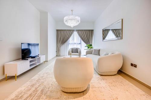 Bright new apartment near Burj Khalifa, Dubaj (fotografie 6)