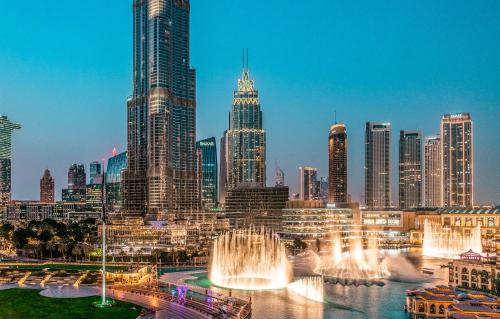 Elite Royal Apartment - Full Burj Khalifa & Fountain View - Luxurious - Largest Layout - Melchior, Dubai