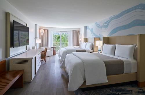 2 queen beds